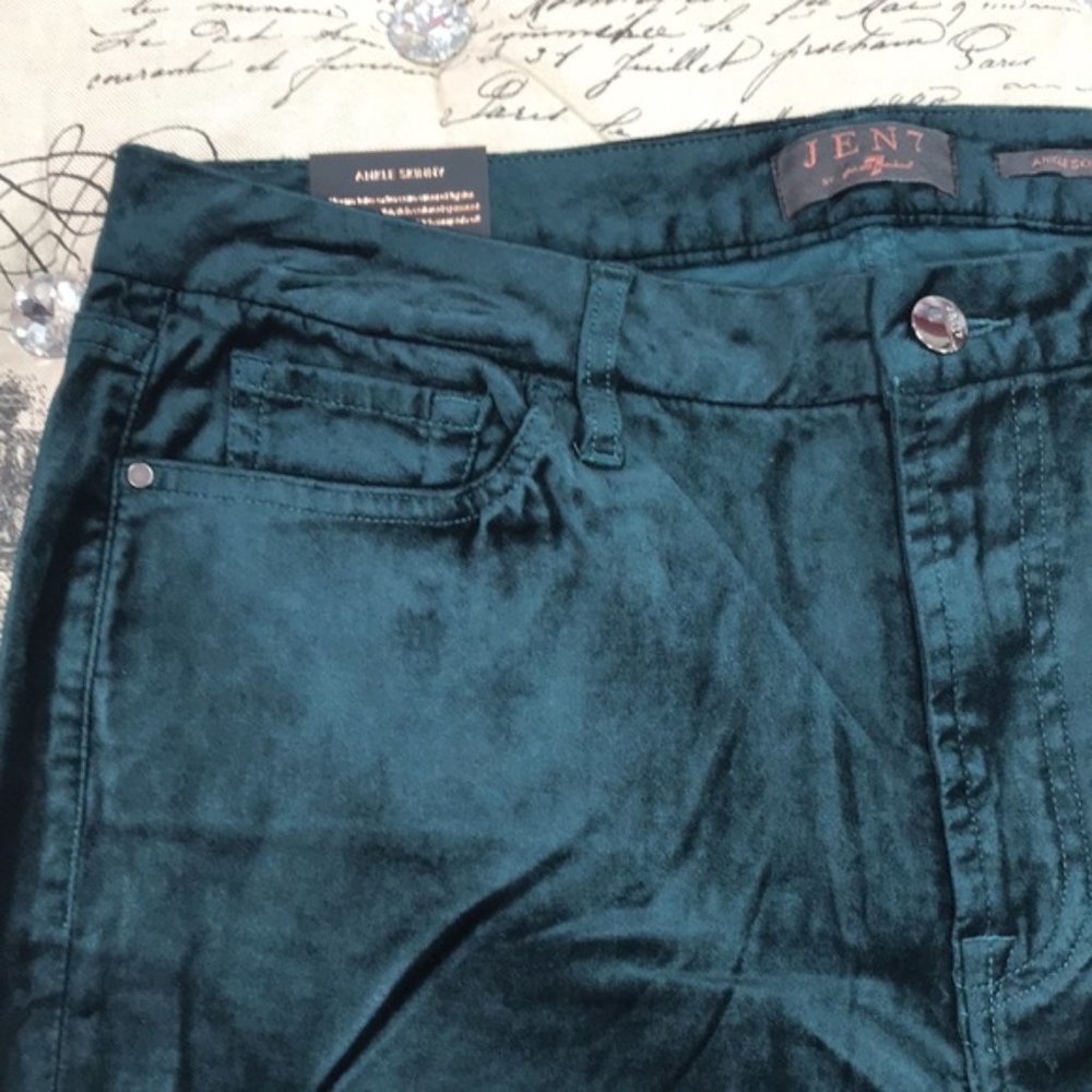 🎁 Jen7 By 7 For All Mankind Stretch Velvet Ankle - Picture 9 of 12